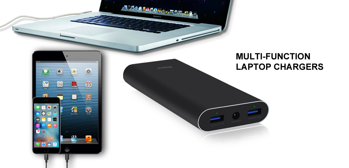 3-MULTI-FUNCTION LAPTOP CHARGERS